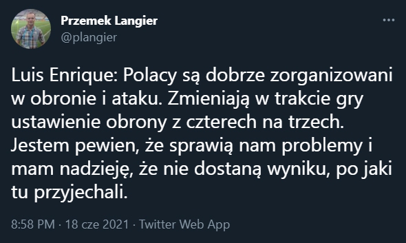 SŁOWA Luisa Enrique o reprezentacji Polski! :D